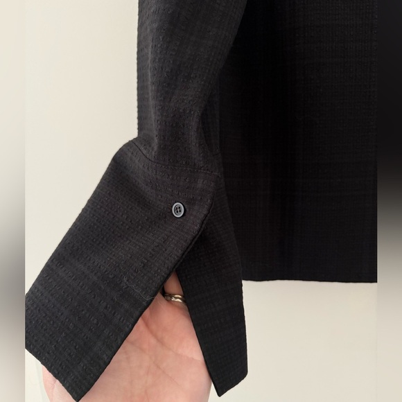 Oak + Fort Asymmetrical Off Shoulder, size small. - Picture 5 of 7